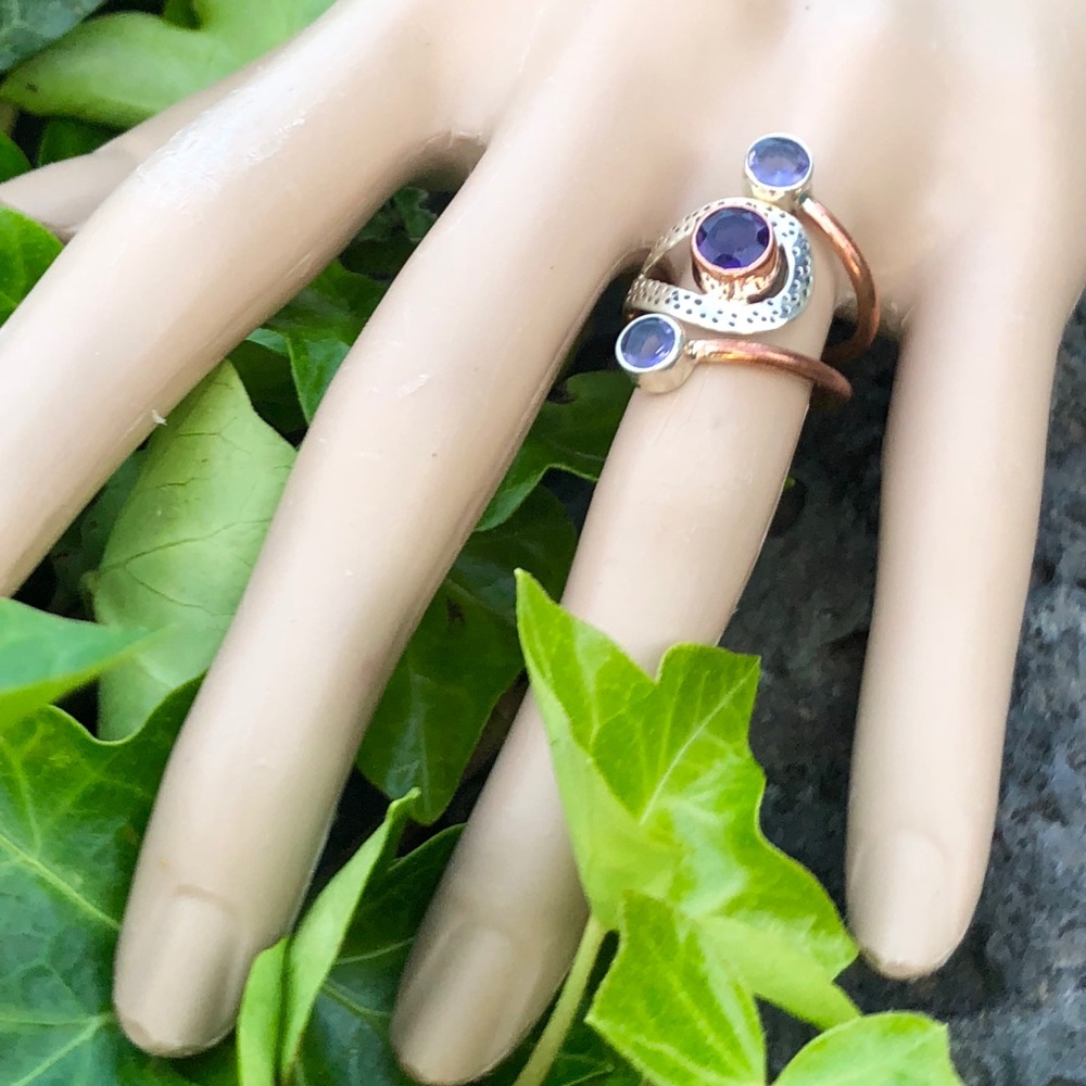 SOLD Amethyst Ring - Picture 2 of 8